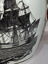Load image into Gallery viewer, Staffordshire Pearlware Liverpool Pitcher With American Ship Initials DT
