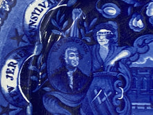 Load image into Gallery viewer, Historical Staffordshire Blue Large States Pattern Platter
