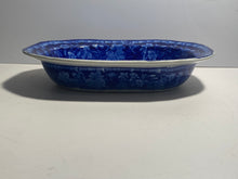 Load image into Gallery viewer, Historical Staffordshire Blue Arms or Georgia Vegetable Dish By Mayer 1825
