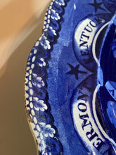 Load image into Gallery viewer, Historical Staffordshire Blue Large “States” Series Platter by Clews
