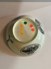 Load image into Gallery viewer, Staffordshire Liverpool Punch Bowl John Adams President John Jeffers Polychrome American Ship
