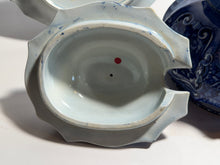 Load image into Gallery viewer, Staffordshire Quadruped Gravy Tureen and Tray Rabbit and Dog
