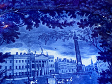 Load image into Gallery viewer, Historical Staffordshire Blue Platter Post Office Dublin
