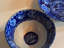 Load image into Gallery viewer, Historical Staffordshire Blue Extra Large Cup and Saucer Eagle on Urn
