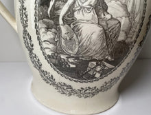 Load image into Gallery viewer, Staffordshire Creamware Liverpool May Commerace Flourish Rare Liberty Ca. 1800
