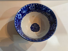 Load image into Gallery viewer, Historical Staffordshire Blue Eagle on Urn Waste Bowl Ca. 1825
