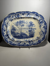 Load image into Gallery viewer, Historical Staffordshire Well Tree Platter Lake George State Of New York 1835

