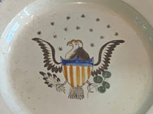 Load image into Gallery viewer, Staffordshire Pearlware Blue Edge Leeds Eagle and Shield Plate
