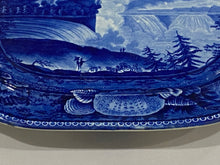Load image into Gallery viewer, Historical Staffordshire Blue Platter Niagara From the America Side
