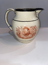 Load image into Gallery viewer, Staffordshire War Of 1812 Pitcher Commodore Perry Captain Pike 1815
