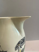 Load image into Gallery viewer, Staffordshire Creamware Liverpool Pitcher Polychrome American Ship and Sailor Scenes
