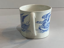 Load image into Gallery viewer, Staffordshire Pearlware Childs Mug “Forget Me Not” Eagle and Shields

