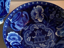 Load image into Gallery viewer, Historical Staffordshire Blue Extra Large Cup and Saucer Eagle on Urn
