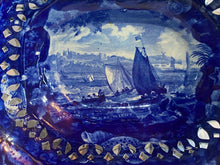 Load image into Gallery viewer, Historical Staffordshire Reticulated Basket East Cowes Isle of Wight Scarce 1825
