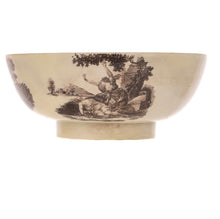 Load image into Gallery viewer, Staffordshsire Creamware Liverpool Punch Bowl George Washington Commander and Chief of the Continental Army
