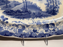 Load image into Gallery viewer, Historical Staffordshire Well Tree Platter Lake George State Of New York 1835
