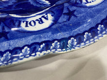 Load image into Gallery viewer, Historical Staffordshire Blue Large States Pattern Platter
