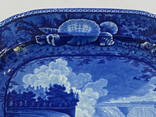 Load image into Gallery viewer, Historical Staffordshire Blue Platter Niagara From the America Side
