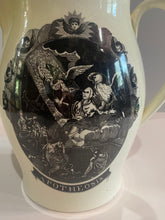 Load image into Gallery viewer, Staffordshire Creamware Liverpool Pitcher American Ship Apotheosis of Washington
