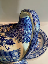 Load image into Gallery viewer, Historical Staffordshire Boston State House Soup Tureen Ca. 1825
