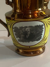Load image into Gallery viewer, Staffordshire Copper Luster Andrew Jackson Pitcher Hero of New Orleans
