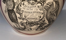 Load image into Gallery viewer, Historical Staffordshire Peace Plenty Success To The United States Pitcher 1815
