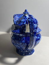 Load image into Gallery viewer, Historical Staffordshire Blue Washington Scroll In Hand Teapot Ca. 1825
