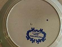 Load image into Gallery viewer, Historical Staffordshire Blue Soup Plates A View Near Philadelphia

