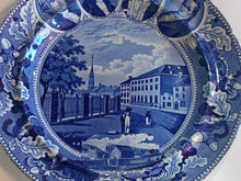 Load image into Gallery viewer, Historical Staffordshire Park Theater New York 4 Medallion Plate Erie Canal
