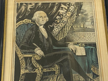 Load image into Gallery viewer, Original N. Currier &amp; Ives Print Washington President
