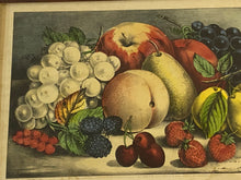 Load image into Gallery viewer, Original Currier and Ives Print Fruits of the Seasons
