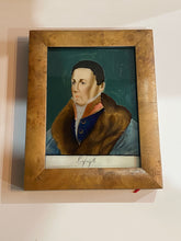 Load image into Gallery viewer, Antique 19th Century Reverse on Glass of Marquis de Lafayette
