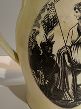 Load image into Gallery viewer, Staffordshire Creamware Liverpool Pitcher An Emblem of America and American Ship
