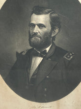 Load image into Gallery viewer, Original Currier Type Print Lieut. Ulysses S. Grant President Richardson NY
