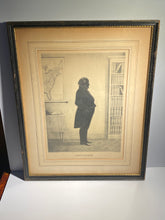 Load image into Gallery viewer, Antique Lithograph Print Silhouette Daniel Webster Currier Type
