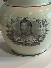 Load image into Gallery viewer, Staffordshire War of 1812 Pitcher Perry and Pike
