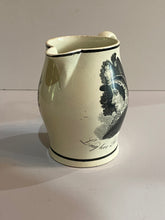Load image into Gallery viewer, Staffordshire Creamware Liverpool Pitcher Queen Caroline British Royalty 1800’s

