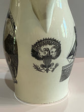 Load image into Gallery viewer, Staffordshire Creamware Liverpool Pitcher Washington in Glory and American Ship
