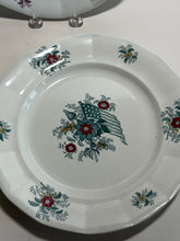 Load image into Gallery viewer, Staffordshire Mulberry Green Transfer Liberty Cap Patriotic Flag 5 Plates 1840
