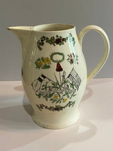 Load image into Gallery viewer, Staffordshire Creamware Liverpool pitcher with “The Union of the Two Great Republics”
