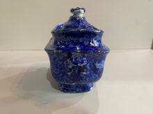 Load image into Gallery viewer, Historical Staffordshire Sugar Bowl Washington With Scroll in Hand at His Own Tomb

