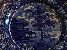 Load image into Gallery viewer, Historical Staffordshire Blue Battery New York Plate
