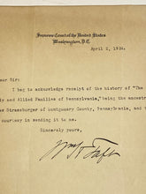 Load image into Gallery viewer, William H. Taft 1924 Typed Letter Signed as Supreme Court Justice Washington
