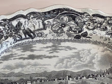 Load image into Gallery viewer, Historical Staffordshire View Of Hudson River Small Platter Ca. 1835
