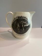 Load image into Gallery viewer, Staffordshire Creamware Liverpool Pitcher Cordwainers Arms Palemon And Lavinia
