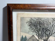Load image into Gallery viewer, Original Currier &amp; Ives Print Winter Moring In The Country Best 50 Small

