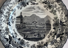 Load image into Gallery viewer, Historical Staffordshire Allegeny Pittsburgh Dinner Plate Ca. 1835
