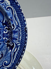 Load image into Gallery viewer, Staffordshire Blue Transfer Plate Quadrupeds Antelope Ca. 1825

