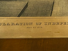 Load image into Gallery viewer, Original N. Currier &amp; Ives Print The Declaration Of Independence
