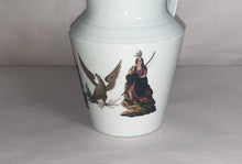 Load image into Gallery viewer, German Porcelain American Patriotic Creamer Indians Greiner Rauenstein Ca. 1830
